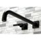 Kingston Brass KS6040ML Wall Mount Tub Faucet, Matte Black KS6040ML - alternate 4